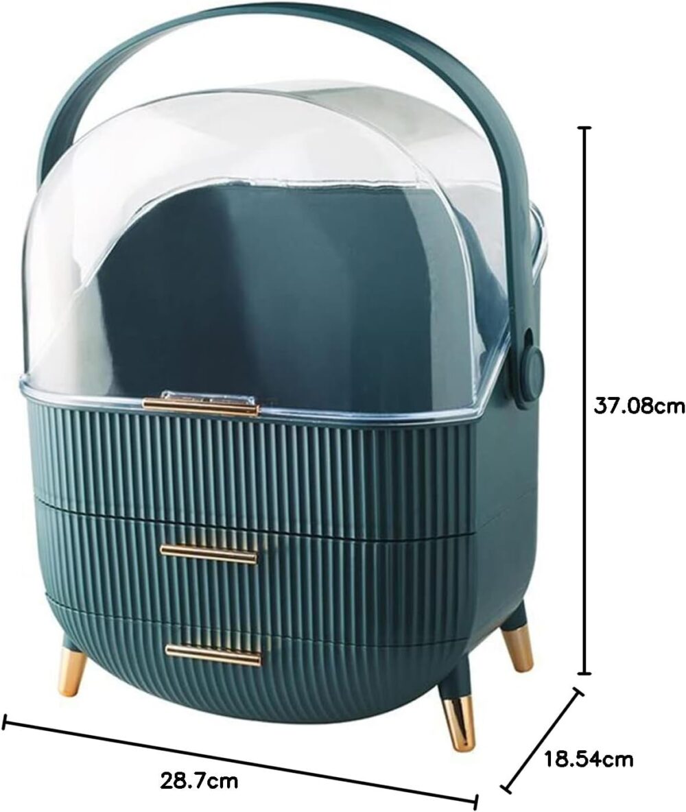 Luxury Portable Cosmetic Organizer Box. - Image 6