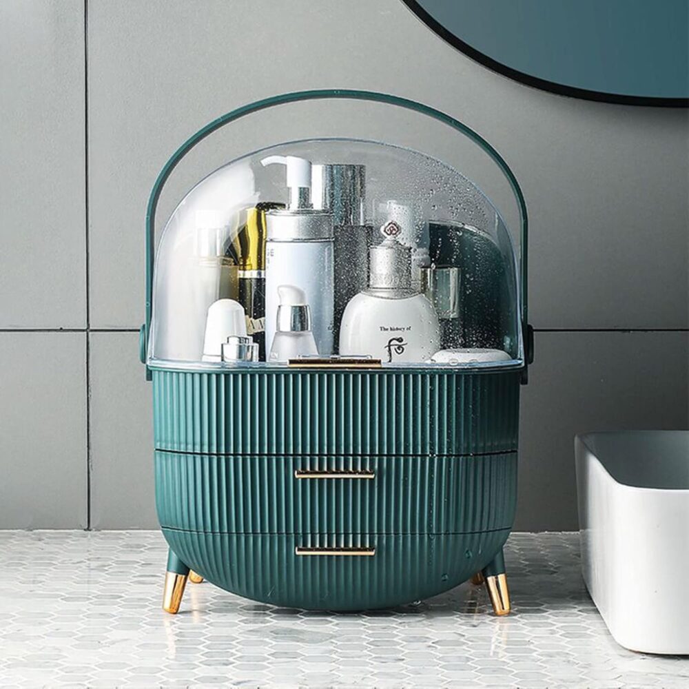 Luxury Portable Cosmetic Organizer Box. - Image 4