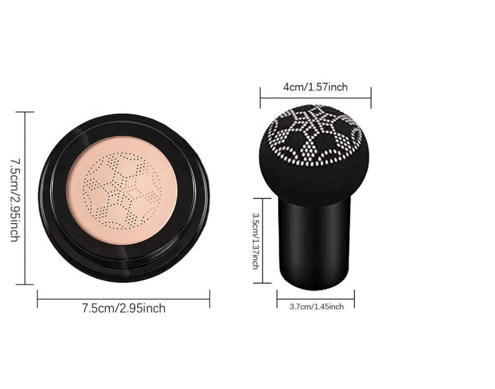 SUNISA Foundation Mushroom Headed Air Cushion BB CC Cream – Waterproof Moisturizing - Image 4
