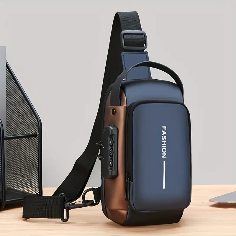 Anti-theft Cross Body Bag with USB Charging Port